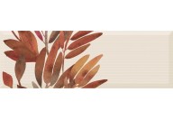 Decor Savage Flowers Marron 01 (45x15) Absolut Keramika - Aure