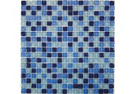 мозаика стеклянная Blue Drops 30x30
