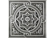 Plox Satined Black Silver 1386 Beni-Mamet (6x6) Absolut Keramika - Metalic