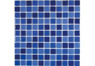 мозаика стеклянная Blue wave-1 30x30