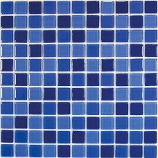 мозаика стеклянная Blue wave-1 30x30