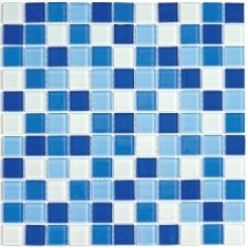 мозаика стеклянная Blue wave-3 30x30