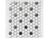 мозаика керамическая Babylon Silver matt 26x30
