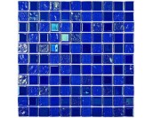 мозаика стеклянная Bondi dark blue-25 30x30
