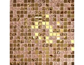 Стеклянная мозаика Mirror Bronze 30x30