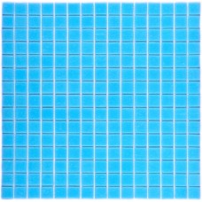 мозаика стеклянная Simple Blue (на бумаге) 32,7x32,7