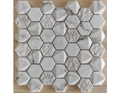 мозаика стеклянная Volume White (matt) 30x30,3
