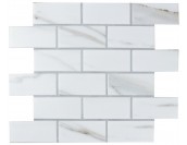 мозаика керамогранит Brick Calacatta Gold 28.75х29.2 matt