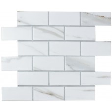 мозаика керамогранит Brick Calacatta Gold 28.75х29.2 matt