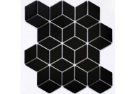 мозаика керамогранит Landa Black matt 26.74x30.9