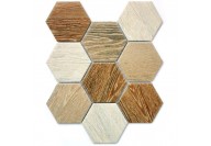 Мозаика керамогранит Wood comb 29.5x25.6