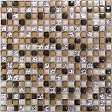 мозаика стеклянная Ochre Rust	 30x30