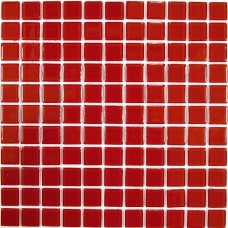мозаика стеклянная Red glass	 30x30