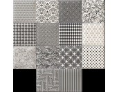 Decor Preston 15x15 (mix 14 pz) Bombato декор матовый настенный
