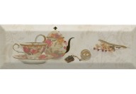 Decor Bonjour Tea Marfil (10x30) Monopole - Декор настенный глянцевый