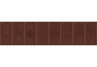 Decor Chocolate Alpes (10x40) Monopole - Декор настенный матовый