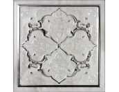 Dec Armonia Petra Brillo Bisel Silver C (15x15) Monpole