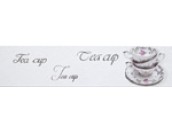 Decor Veronica Tea Cup Blanco (40x10) Декор настенный глянцевый