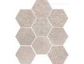 ESAGONA FABRIC SHABBY CHIC (24x27.7) Riabita Il Cotto